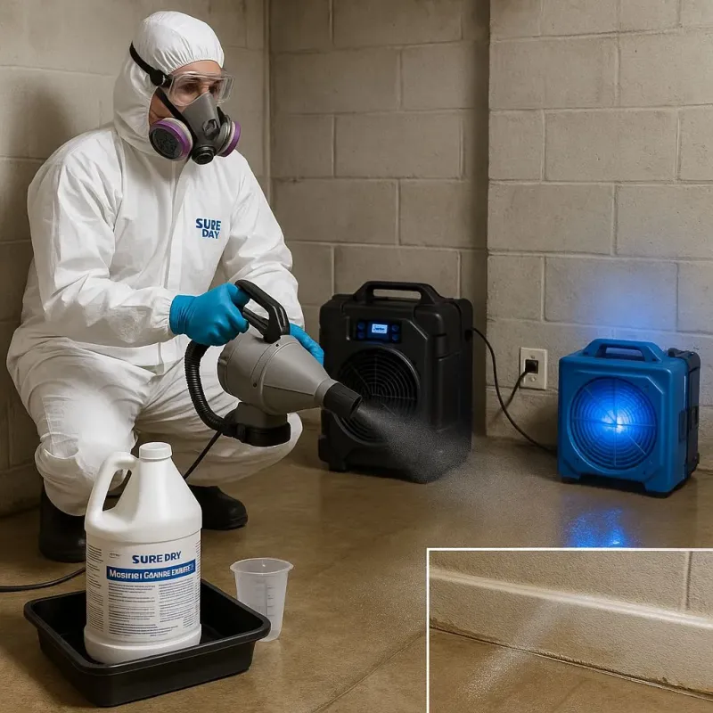Sanitization and Odor Removal process in Horace, ND